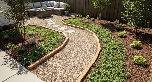 Gravel Pathway Charm Garden Design Ideas Cheap