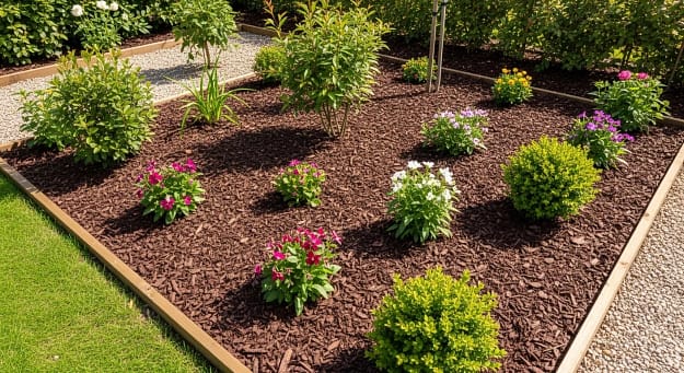 Mulch Flower Beds
