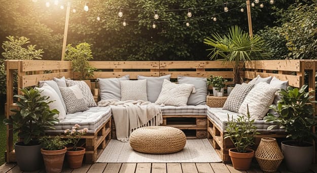 Pallet Furniture Corner