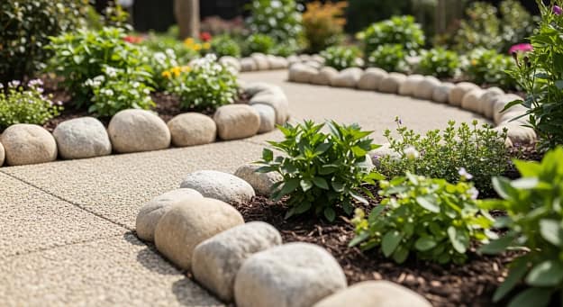Stone Border Edging