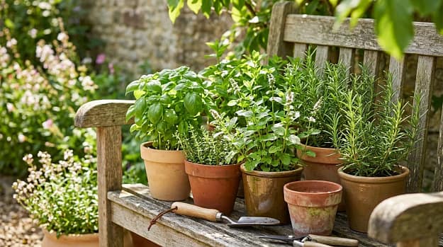 Herb Pot Cluster